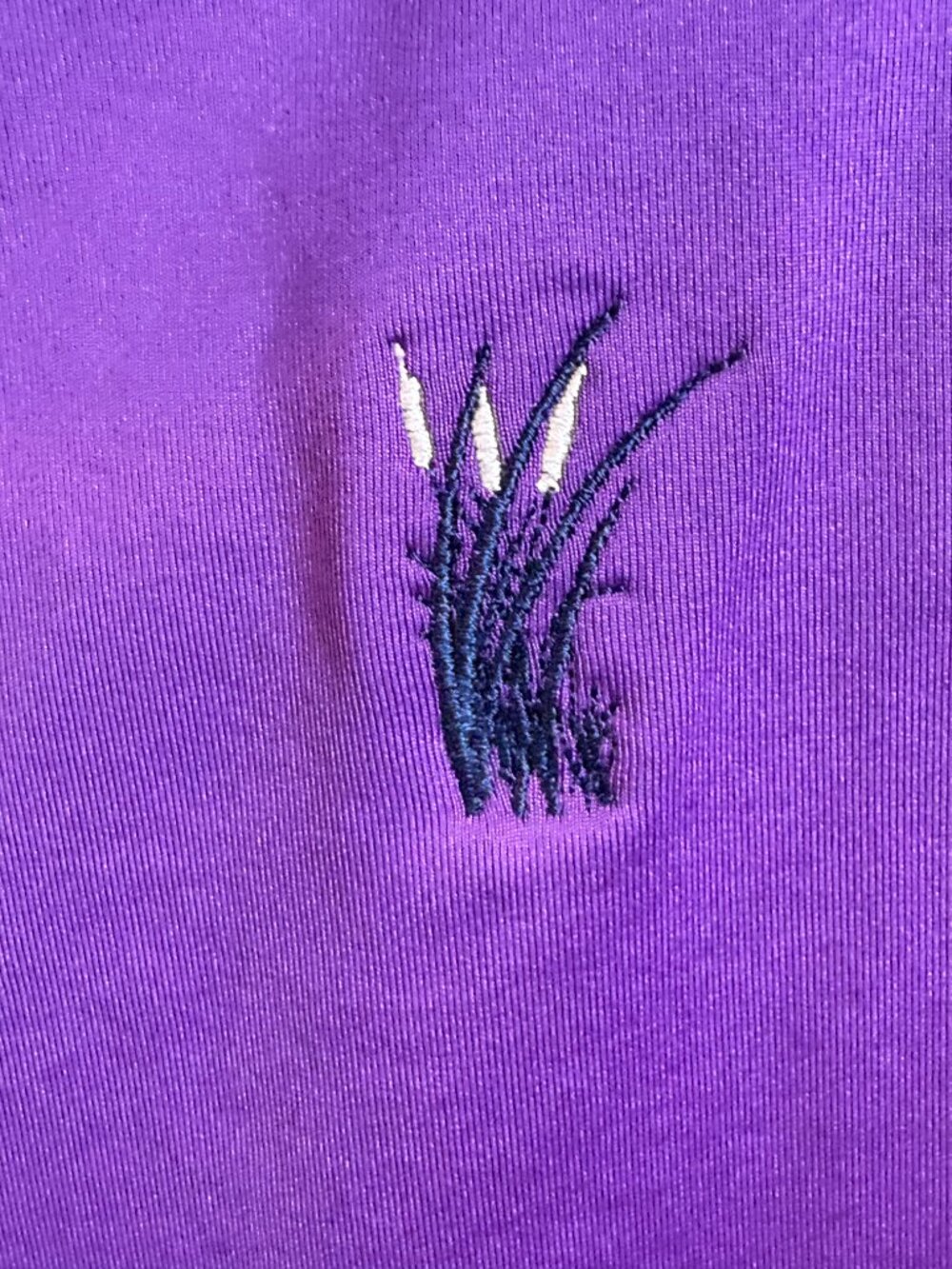 Adidas Purple Sleeveless Golf Polo Top Size L - Picture 4 of 4
